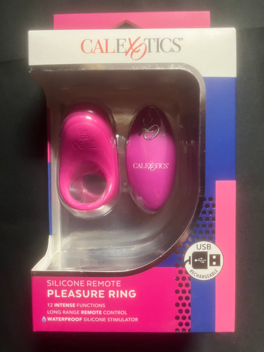 CalExotics Silicone Remote Vibrating Pleasure Ring