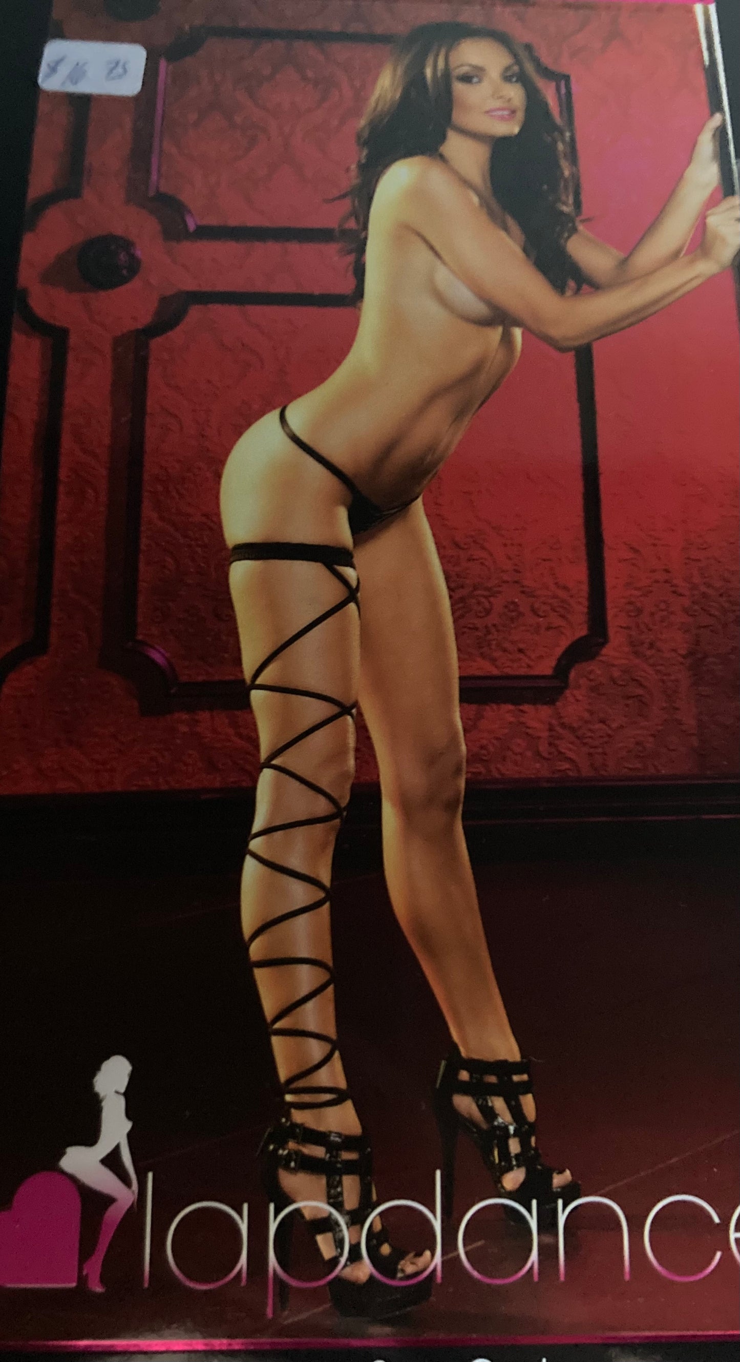 Lapdance LACE-UP SEXY GARTER - BLACK