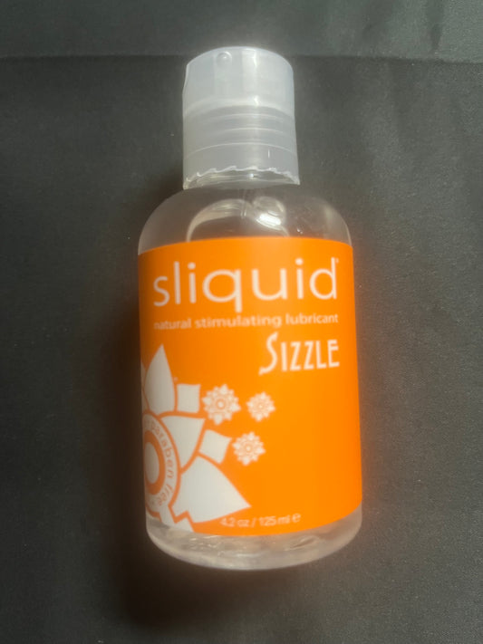 Sliquid Sizzle Natural Stimulating Lubricant in 4.2oz/125ml