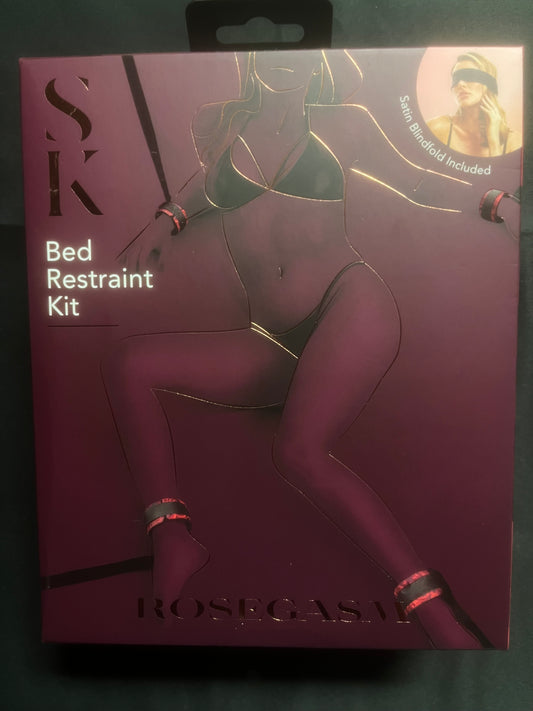 Secret Kisses Rosegasm Bed Restraint Kit