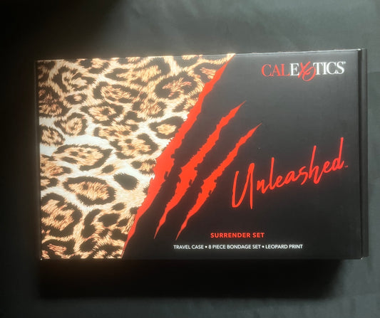 CalExotics Unleashed Surrender Leopard Bondage Set