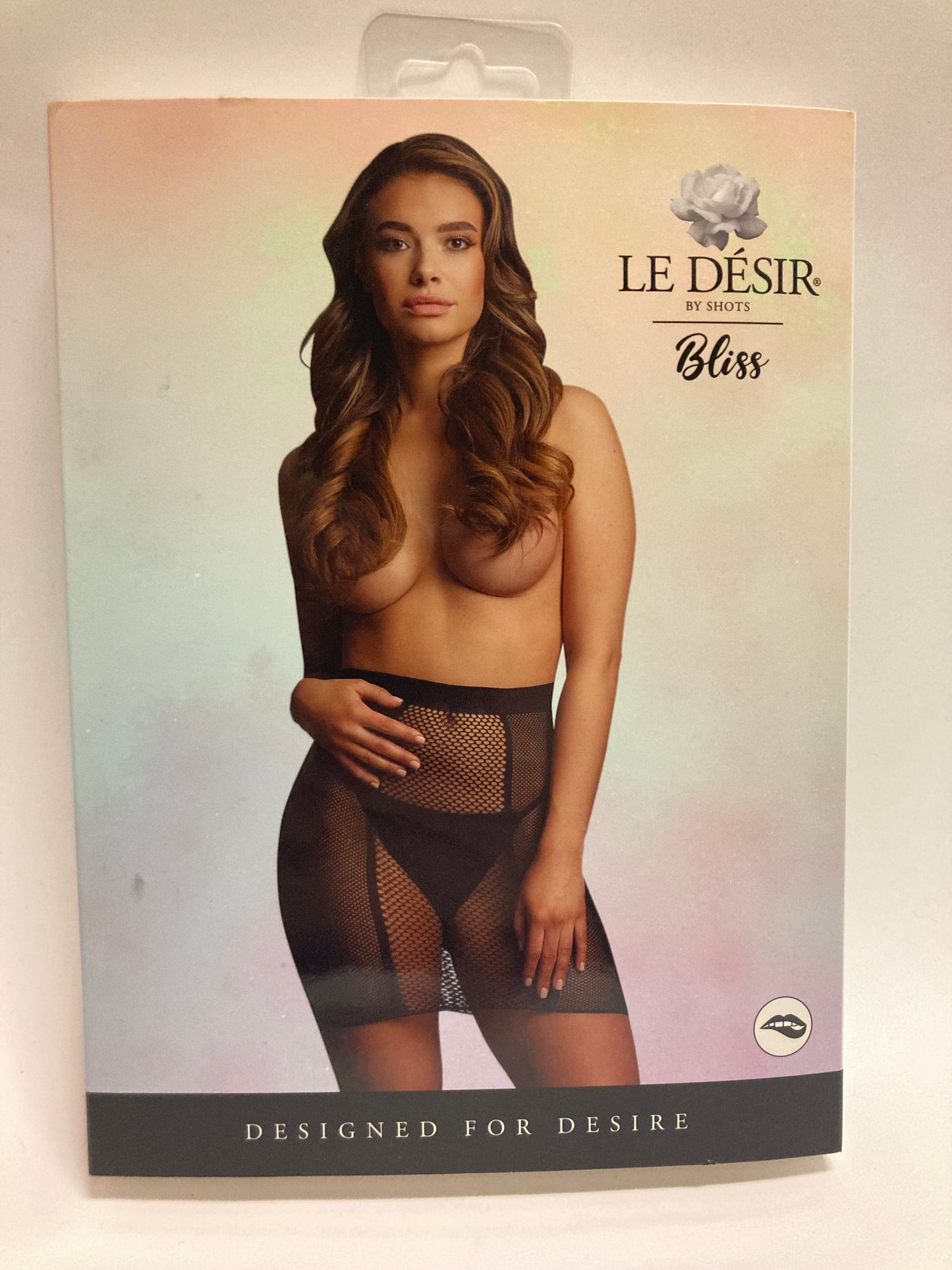 Le Désir High-Waist Black Fishnet Skirt OS