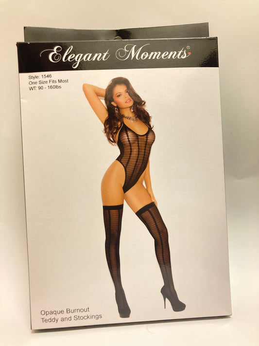 Elegant Moments Teddy & Stockings OS