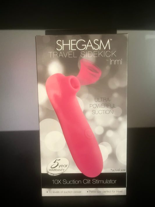 Shegasm Travel Sidekick 10X Suction Clit Stimulator