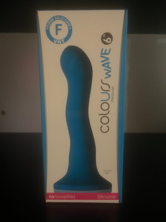 Colours Wave 6 Inch Silicone Dildo
