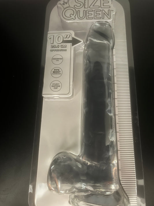 CalExotics Size Queen 10 Inch Jelly Dildo