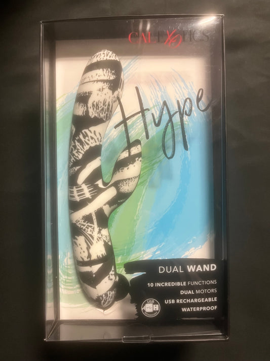 CalExotics Hype Waterproof Dual Stimulator Wand Vibe