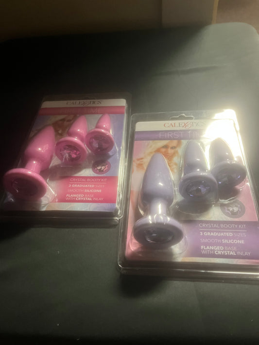 CalExotics First Time Crystal Booty Anal Plug Set