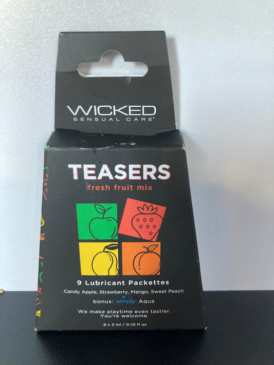 Teasers Fresh Fruit Lube Sampler