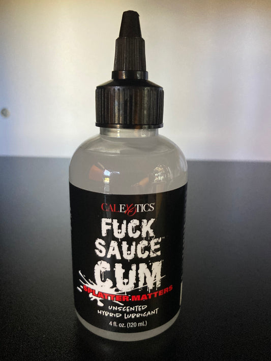 CalExotics F**k Sauce Splatter Matters Unscented Hybrid Lube in 4oz