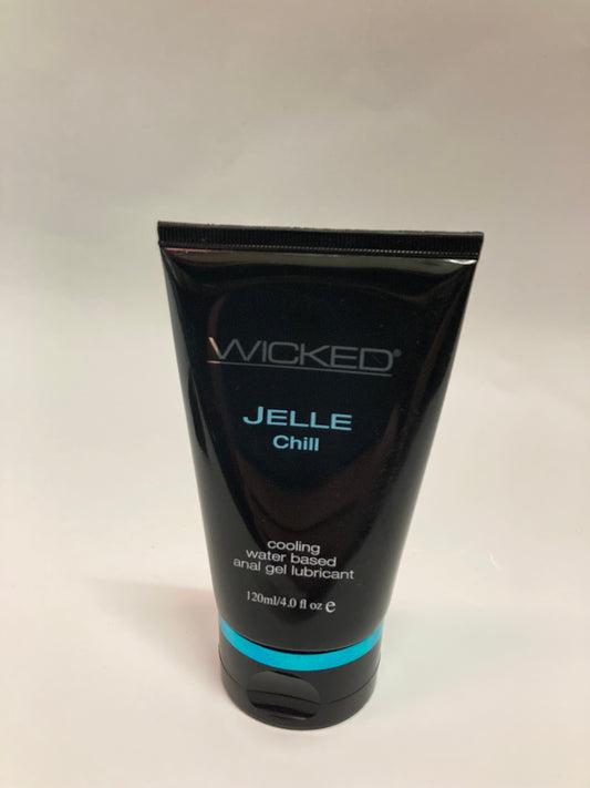 Wicked Jelle Chill 4oz Cooling Anal Water Based Lube