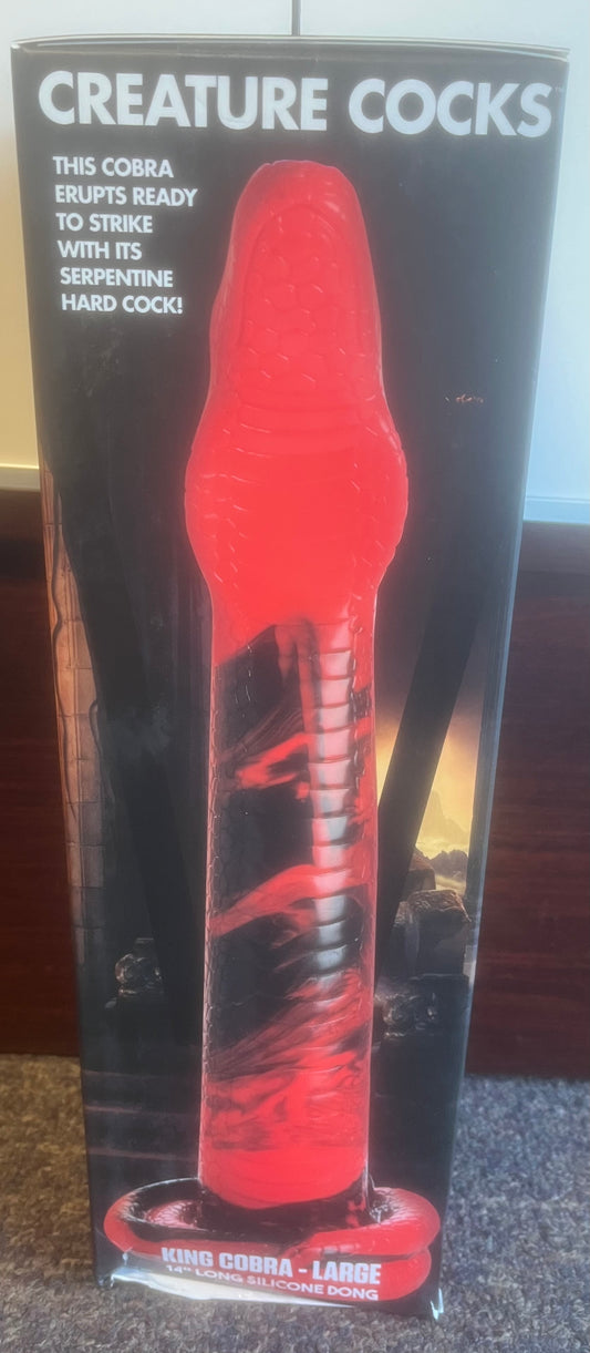 Creature Cocks King Cobra Large Silicone Dildo