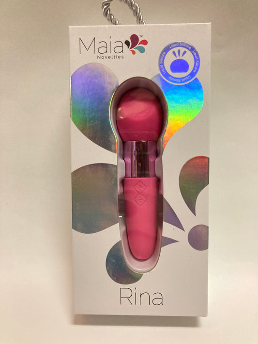 Rina Double Sided Silicone Bullet Vibe in Pink
