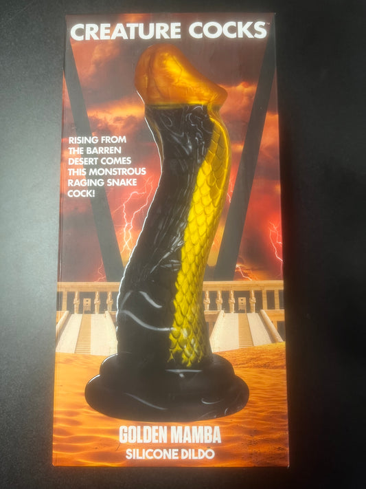 Creature Cocks Golden Mamba Silicone Dildo