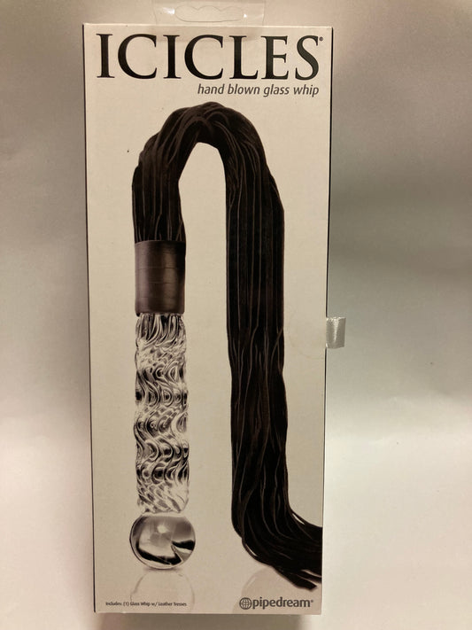 Pipedream Icicles No. 38 Hand Blown Glass Whip
