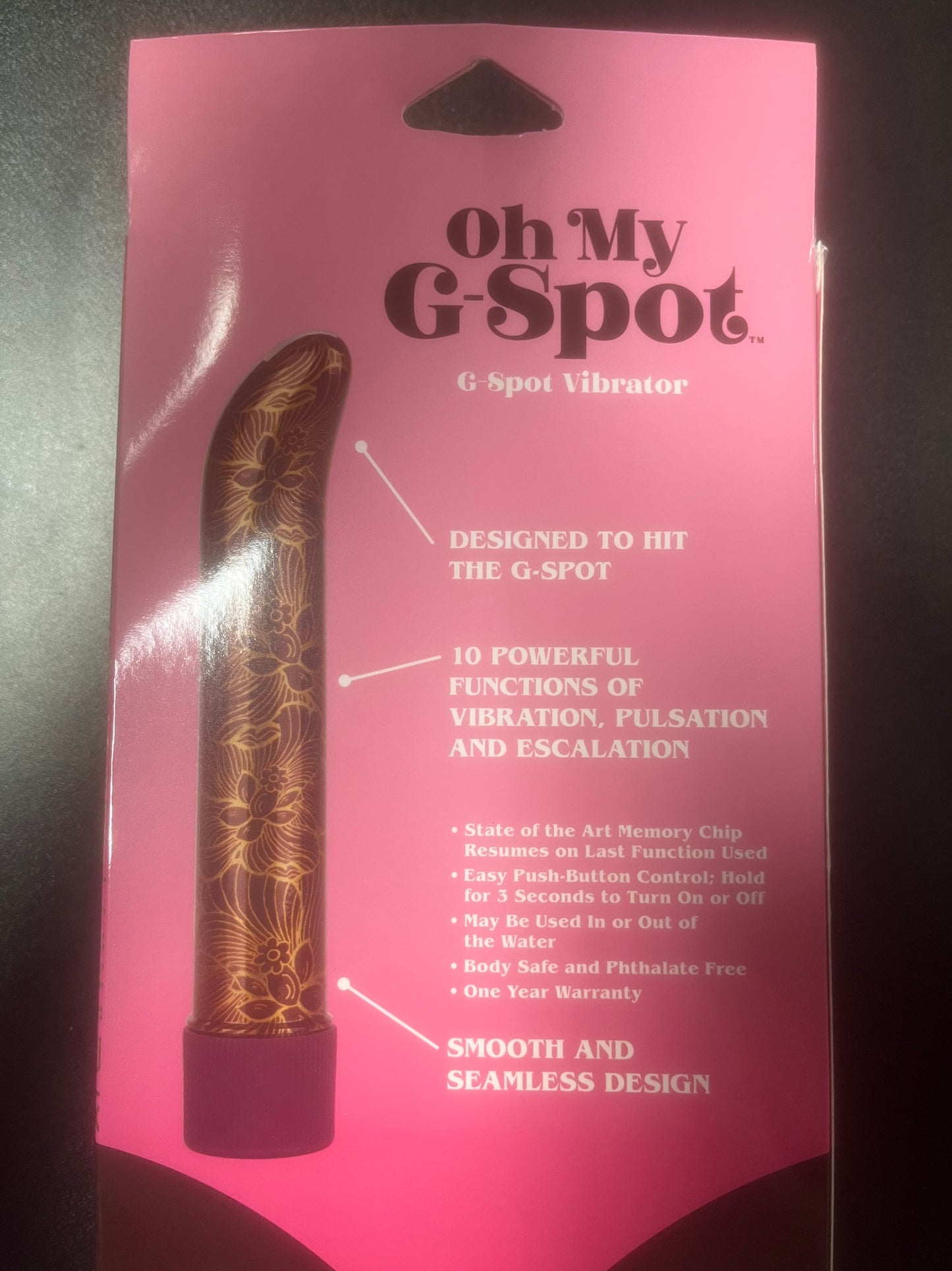 Naughty Bits Oh My G-Spot Vibe