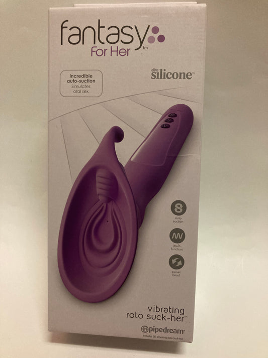Pipedream Fantasy For Her Vibrating Roto Suck-Her in Purple