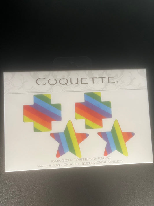Coquette Rainbow Pasties 2 Pack