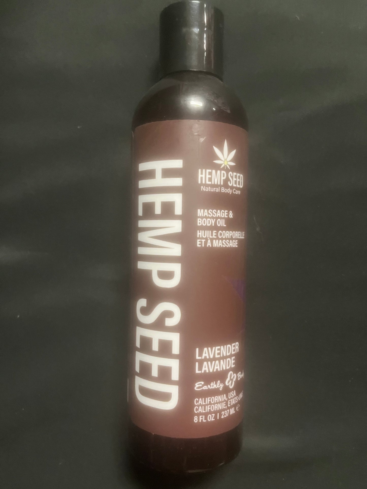 Hemp Seed Massage Oil 8oz/236m