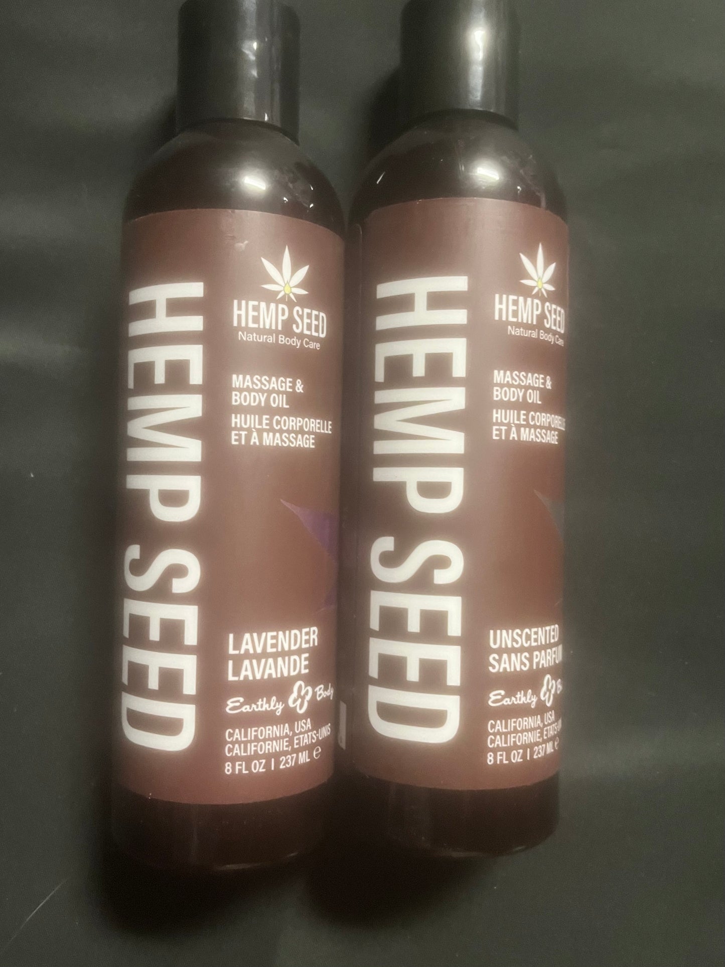 Hemp Seed Massage Oil 8oz/236m