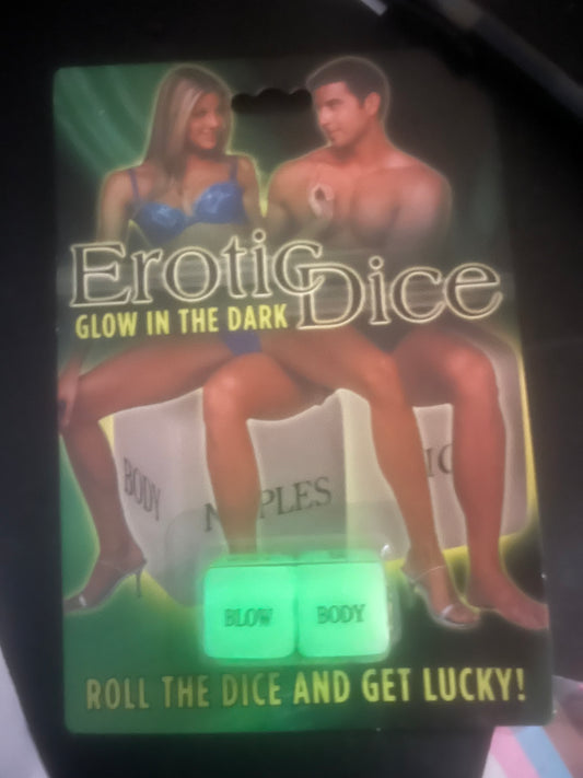 Erotic Dice Glow In The Dark