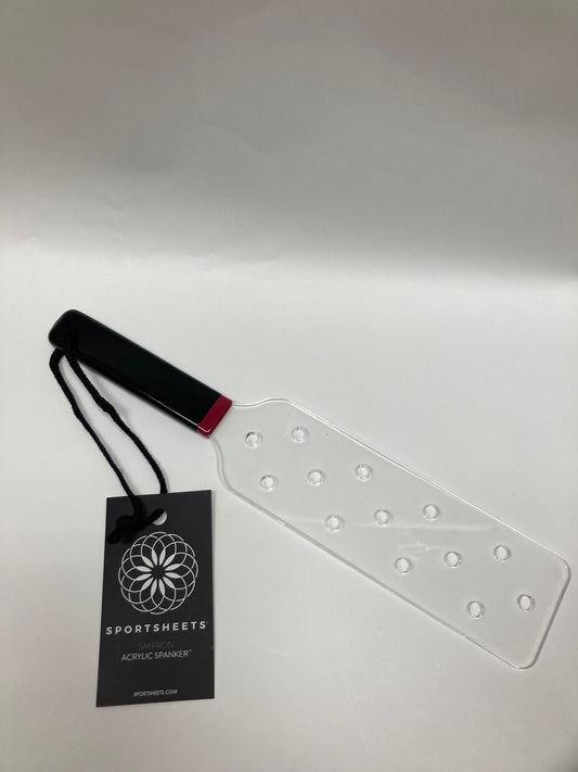 Saffron Die-Cut Acrylic Spanker