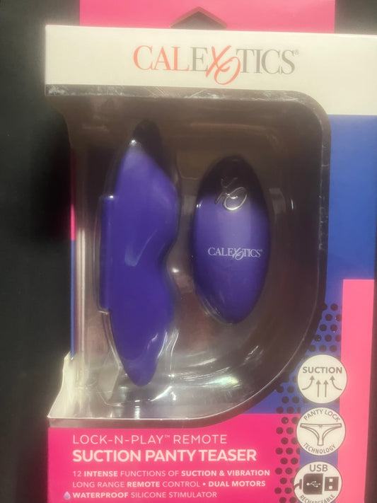 CalExotics Lock-N-Play Remote Suction Panty Teaser Vibe