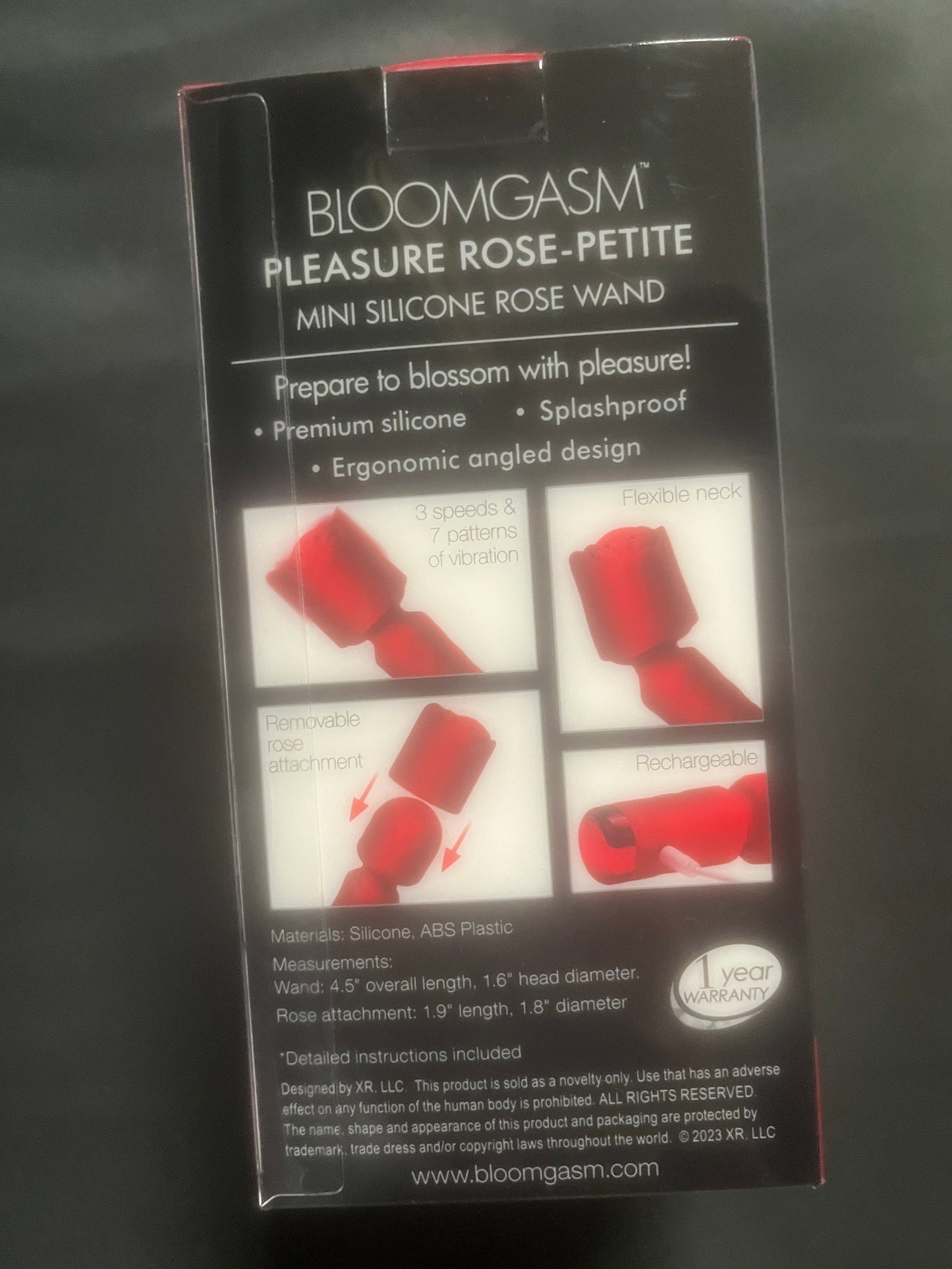 Bloomgasm Pleasure Rose Mini Wand