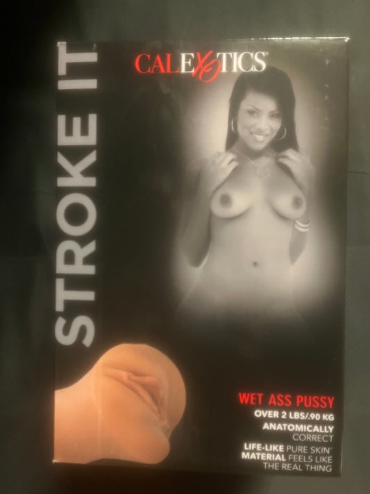 CalExotics Stroke It 7.25 Inch Wet Ass Pussy
