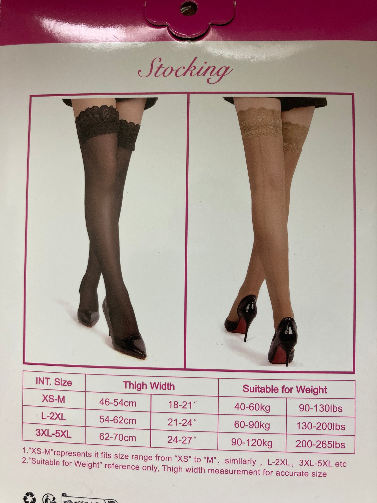 Lace Pearlescent Thigh Highs with Silicone Grips 3571