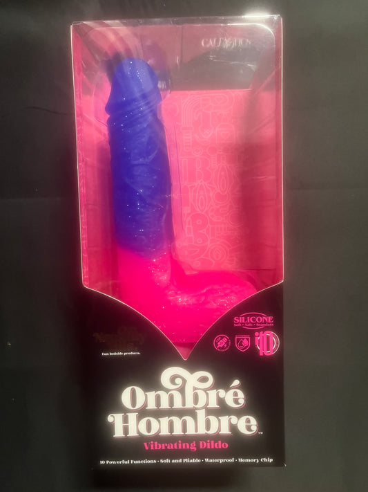 CalExotics Naughty Bits Ombré Hombre Vibrating Dildo