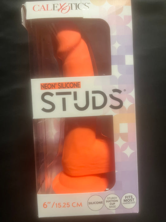 CalExotics Silicone Studs 6 Inch Dildo