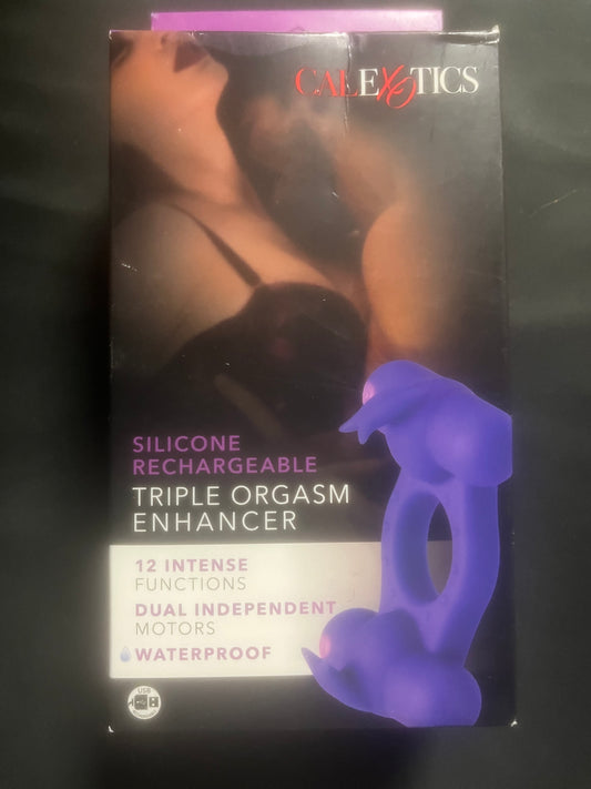 CalExotics Silicone Triple Orgasm Enhancer Vibrating Ring
