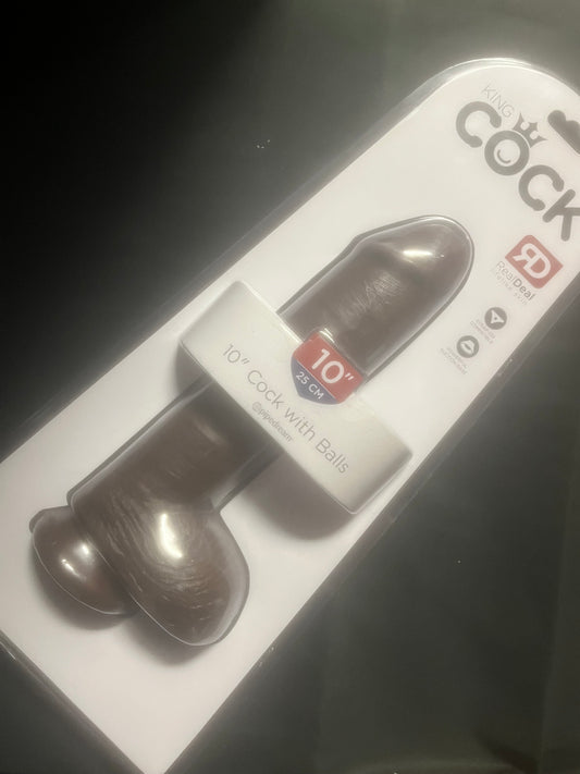 King Cock 10 Inch Cock with Balls