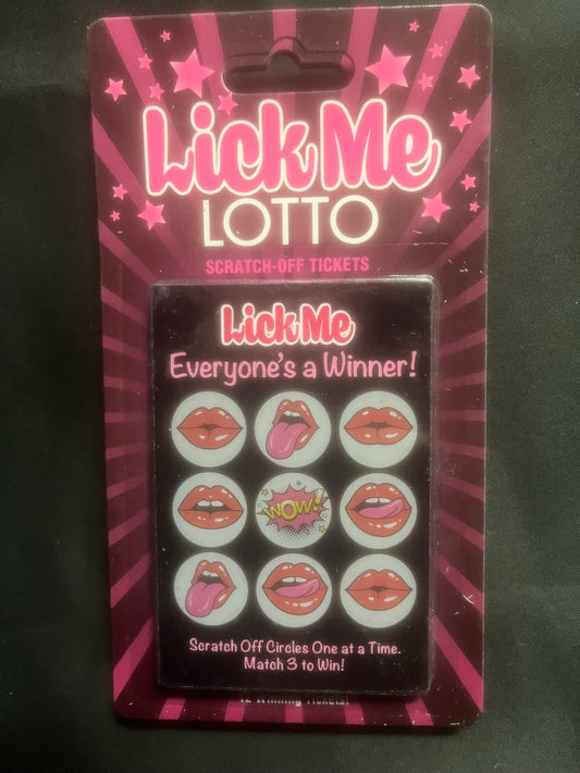 Lick Me Lotto Scratch Card Game