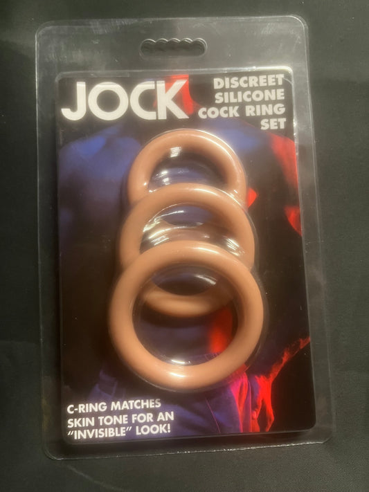 Jock Discreet Silicone Cock Ring Set