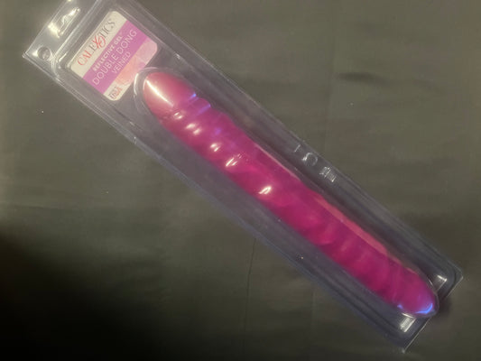 Calexotics Reflective Gel Double Dong 12"
