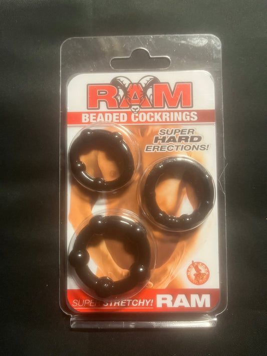 NassToys Ram Beaded Cock Rings