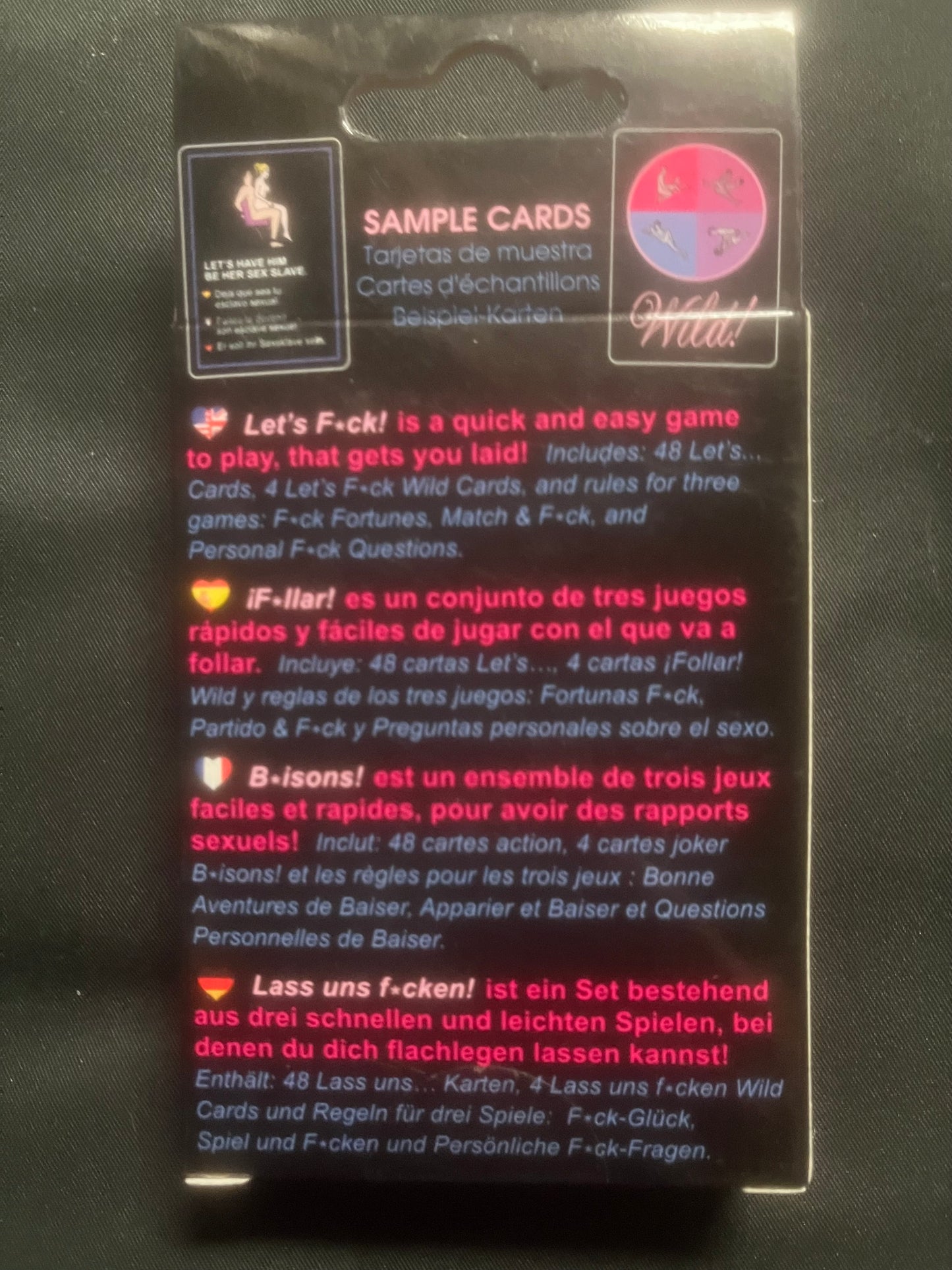 Let's F**k Card Game