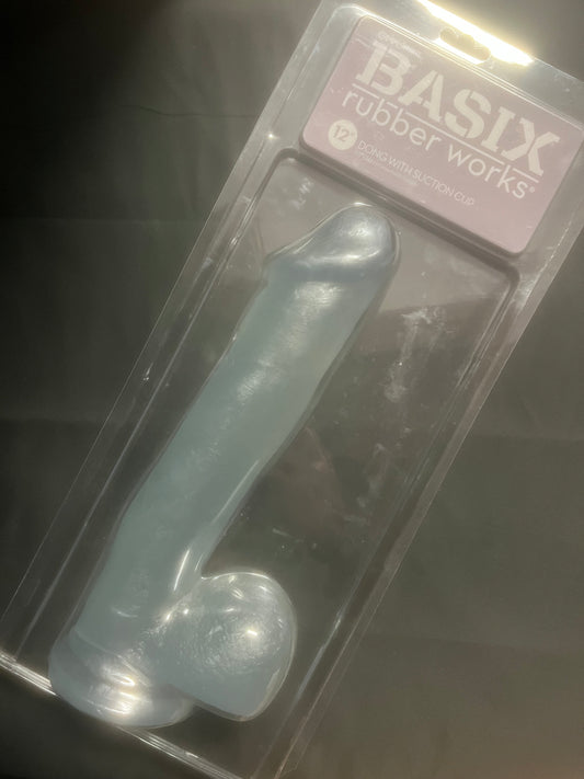Basix 12 Inch Suction Base Dildo