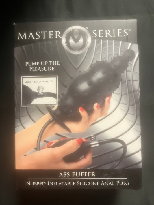 XR Brands Master Series Ass Puffer Nubbed Inflatable Anal Plug