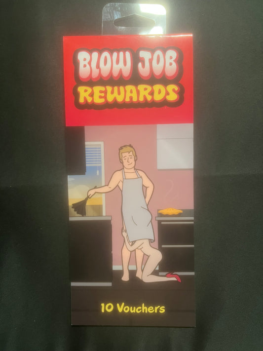 Blow Job Rewards Voucher Booklet