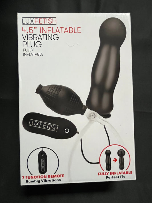 Electric Eel 4.5 Inch Inflatable Vibrating Plug