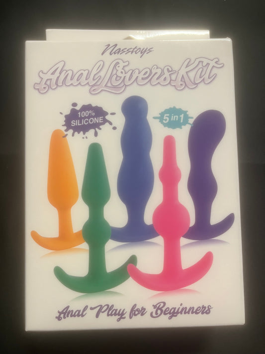 NassToys Anal Lovers Beginner Silicone Plug Kit
