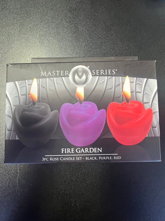 Master Series Fire Garden Drip Candle Trio