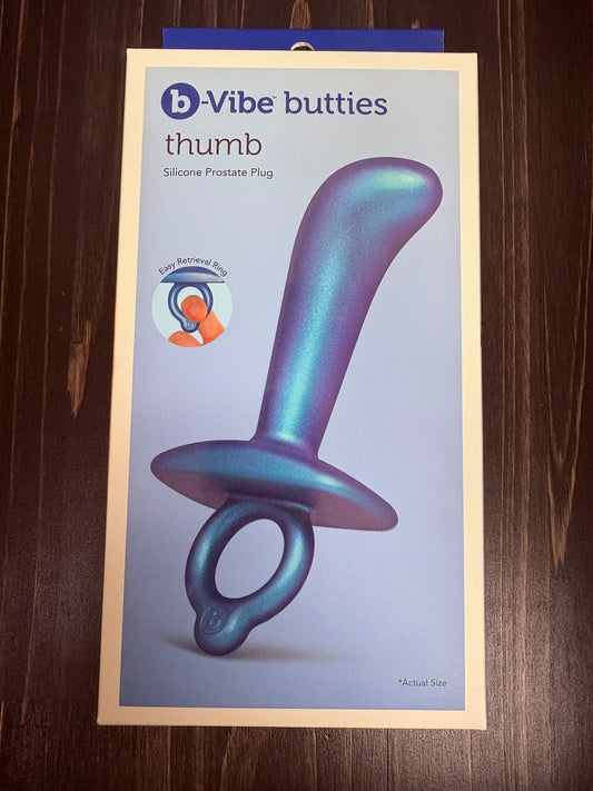 B-Vibe Butties Thumb Silicone Prostate Plug