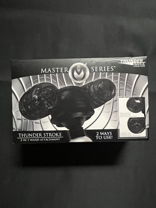 XR-Brands Master Series Thunder Stroke 2 in 1 Wand Attachment