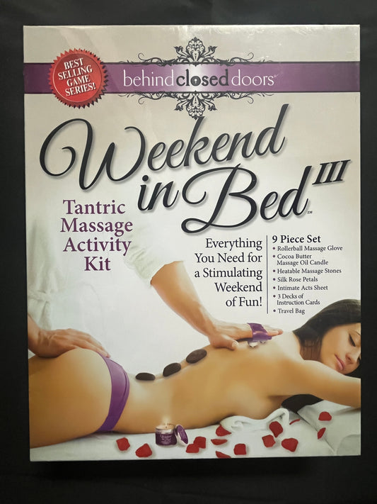 Weekend in Bed 3 Tantric Massage Activity Kit