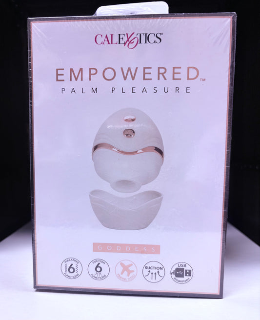 CalExotics Empowered Palm Pleasure Goddess Suction Massager