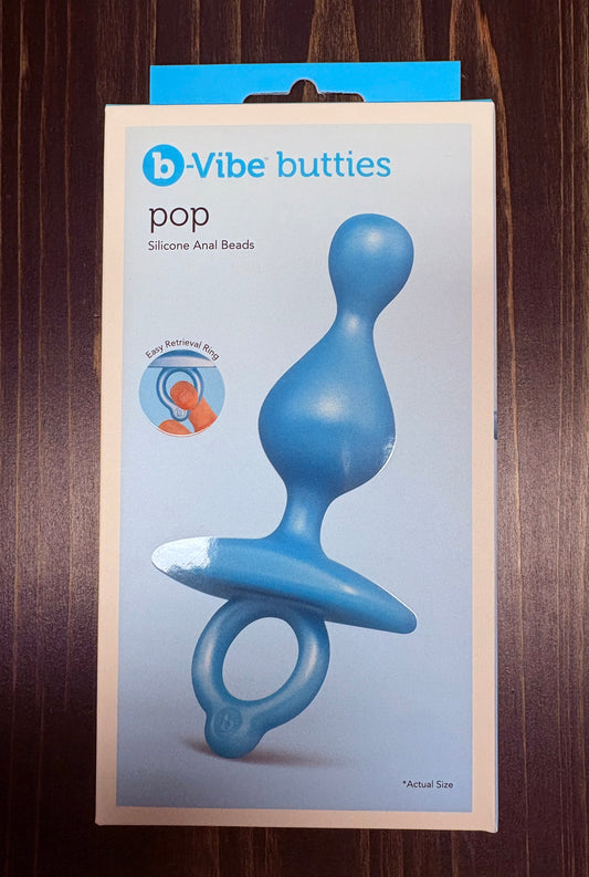 B-Vibe Butties Pop Silicone Anal Beads